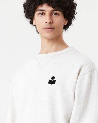 Sweat-shirt en coton à manches longues