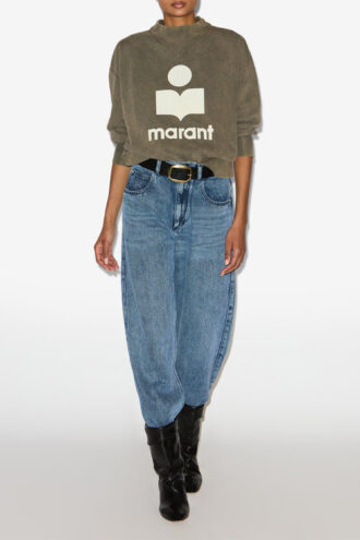 Sweat-shirt en coton Moby avec logo