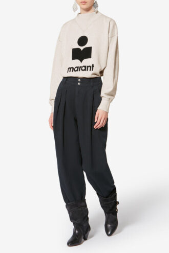 Sweat-shirt en coton Moby avec logo