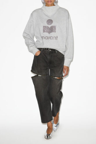 Sweat-shirt en coton Moby avec logo