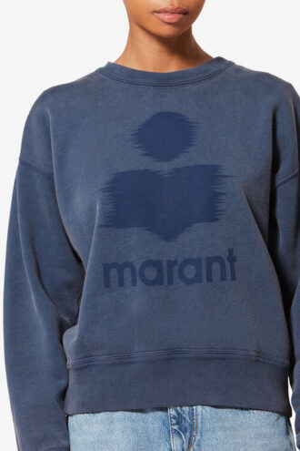 Sweat-shirt en coton Mobyli avec logo