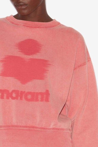 Sweat-shirt en coton Mobyli avec logo