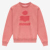 Sweat-shirt en coton Mobyli avec logo