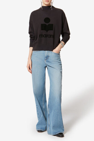 Sweat-shirt en coton Mody avec logo