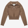 Sweat-shirt en jersey délavé surpiqué Yaele Sweat-shirt en jersey délavé surpiqué Yaele