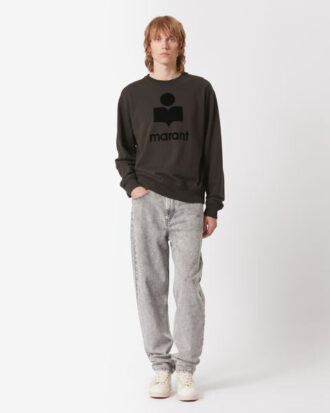 Sweat-shirt en jersey Mikoy avec logo brodé