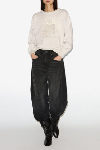 Sweat-shirt en molleton de coton Mobyli