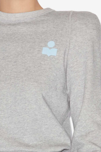 Sweat-shirt Prissa en coton à épaules structurées Sweat-shirt Prissa en coton à épaules structurées
