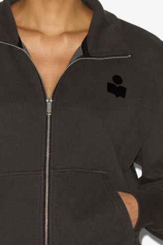 Sweat-shirt zippé Madilia en jersey Sweat-shirt zippé Madilia en jersey