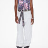 T-shirt asymétrique en coton imprimé Nayda T-shirt asymétrique en coton imprimé Nayda