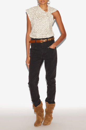 T-shirt asymétrique en coton Nayda T-shirt asymétrique en coton Nayda