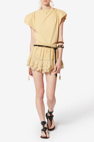 T-shirt asymétrique en coton Sebani
