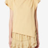 T-shirt asymétrique en coton Sebani
