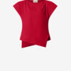 T-shirt asymétrique en coton uni Sebani T-shirt asymétrique en coton uni Sebani