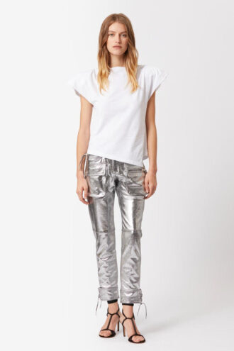 T-shirt asymétrique rembourré Sebani
