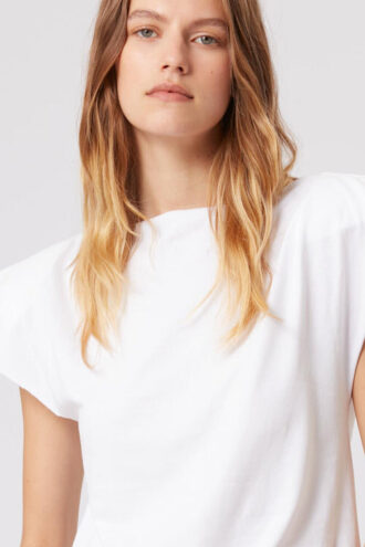 T-shirt asymétrique rembourré Sebani