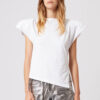 T-shirt asymétrique rembourré Sebani