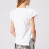 T-shirt asymétrique rembourré Sebani