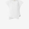 T-shirt asymétrique rembourré Sebani