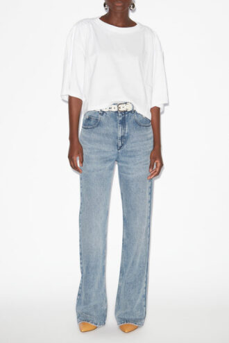T-shirt court Laurea en coton uni