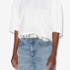 T-shirt court Laurea en coton uni