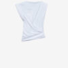 T-shirt drapé à manches courtes Maisan