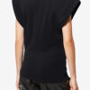 T-shirt drapé à manches courtes Maisan