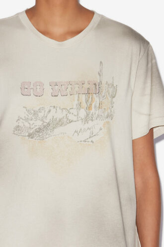 T-shirt en coton imprimé Zaof