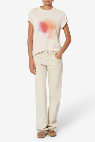 T-shirt en coton imprimé Zewel