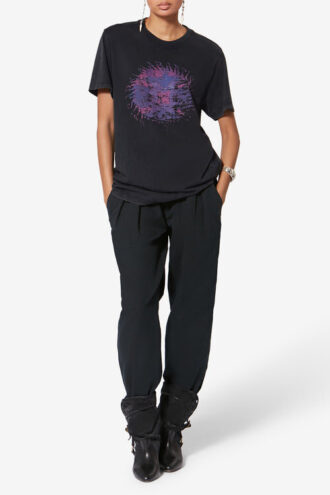 T-shirt en coton imprimé Zoeline
