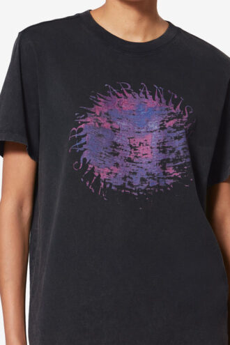 T-shirt en coton imprimé Zoeline