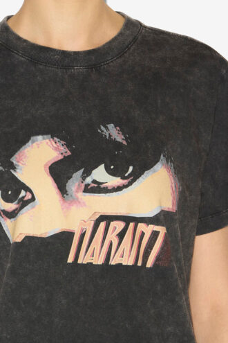 T-shirt en coton imprimé Zoeline