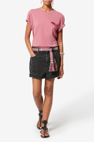 T-shirt en coton Zewel Bisou Edition