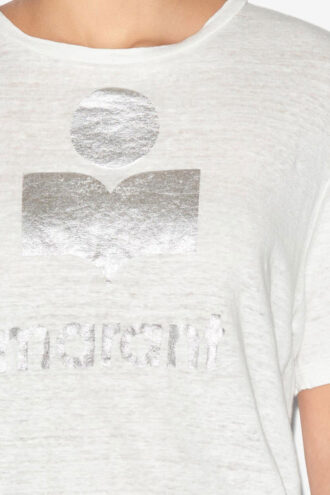 T-shirt en lin Koldi avec logo T-shirt en lin Koldi avec logo