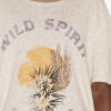 T-shirt en lin imprimé Honore