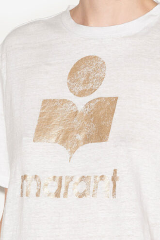 T-shirt en lin Koldi avec logo T-shirt en lin Koldi avec logo