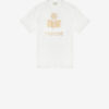 T-shirt en lin uni avec logo Zewel