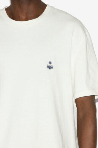 T-shirt Hugo en coton avec logo brodé