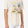 T-shirt à manches courtes en coton imprimé Honoré
