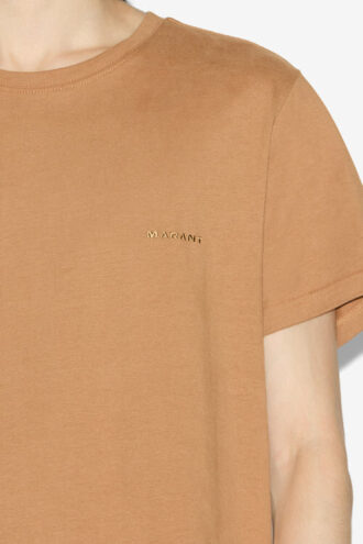T-shirt à manches courtes en coton uni Zafferh