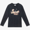T-shirt à manches longues imprimé Martine