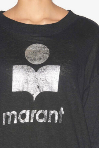 T-shirt à manches longues Klowia en lin uni