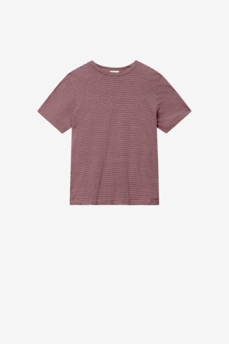 T-shirt rayé en coton et lin Zewel