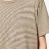 T-shirt rayé en coton et lin Zewel