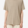 T-shirt rayé en coton et lin Zewel