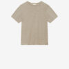 T-shirt rayé en coton et lin Zewel