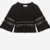 Top court en maille crochetée Frizy