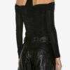 Top drapé Vonda en jersey uni Top drapé Vonda en jersey uni
