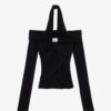 Top drapé Vonda en jersey uni Top drapé Vonda en jersey uni