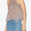 Top en coton froncé Carlee